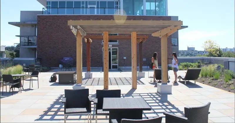 Coworking with a rooftop view